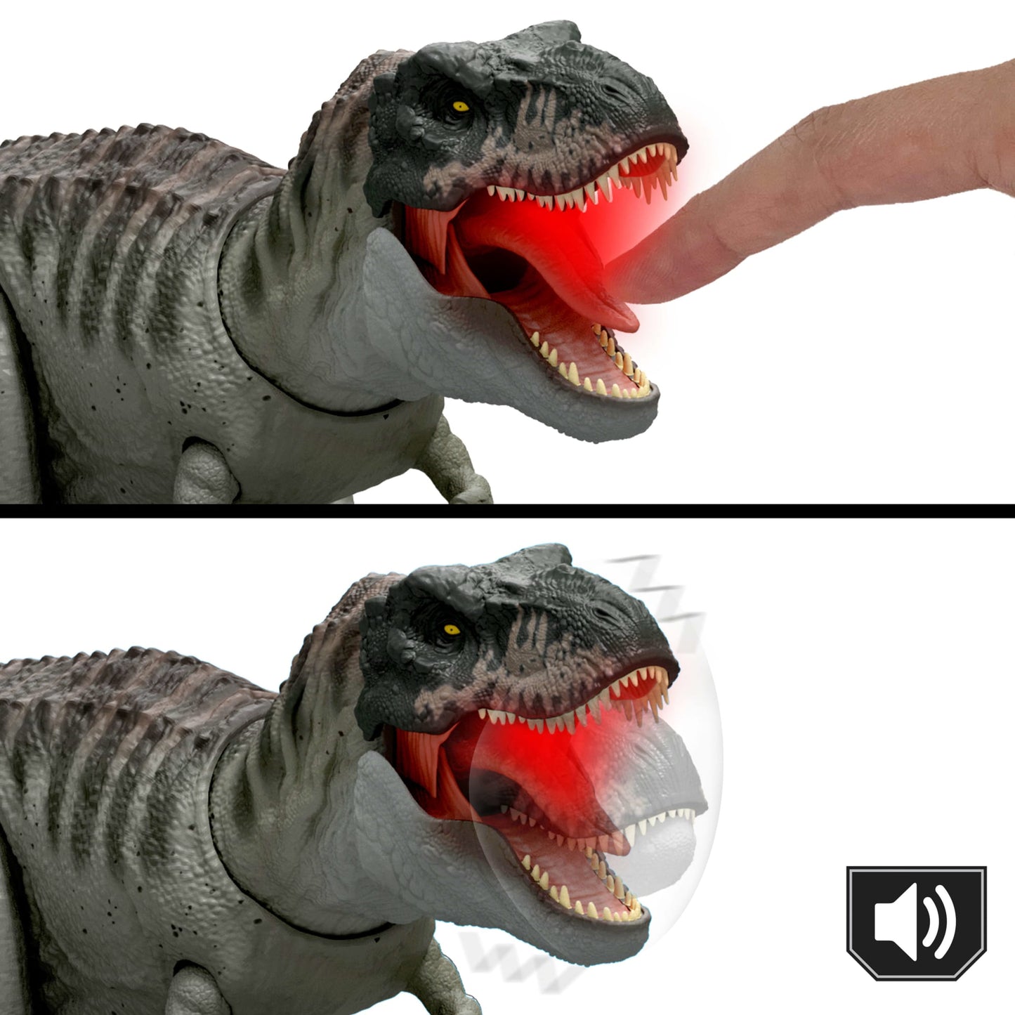 Jurassic World-Figurine Articulée Tyrannosaure Furieux Prédateur