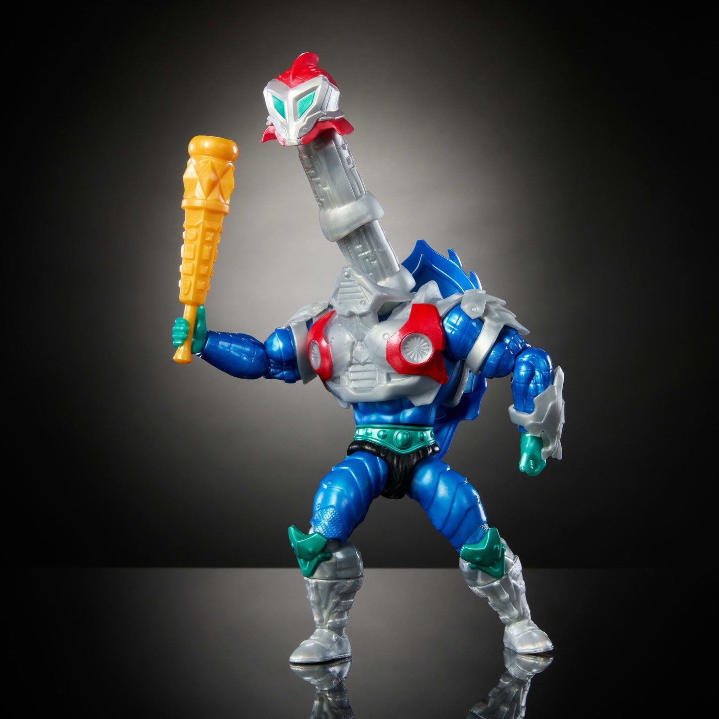 Masters of the Universe Tartarugas of Grayskull Figura de Ação Mekaneck de 5.5 polegadas