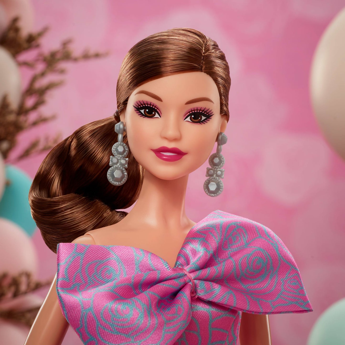 Barbie Signature Birthday Wishes Doll, Collectible Fashion Doll in Satiny, Pink Dress