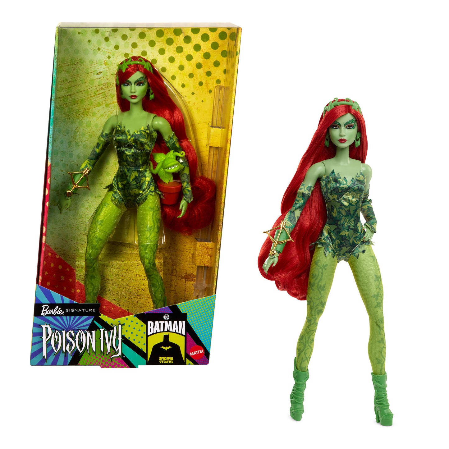 Barbie Signature Poison Ivy Collectible Doll With Posable Body And Iconic Outfit & Accessories