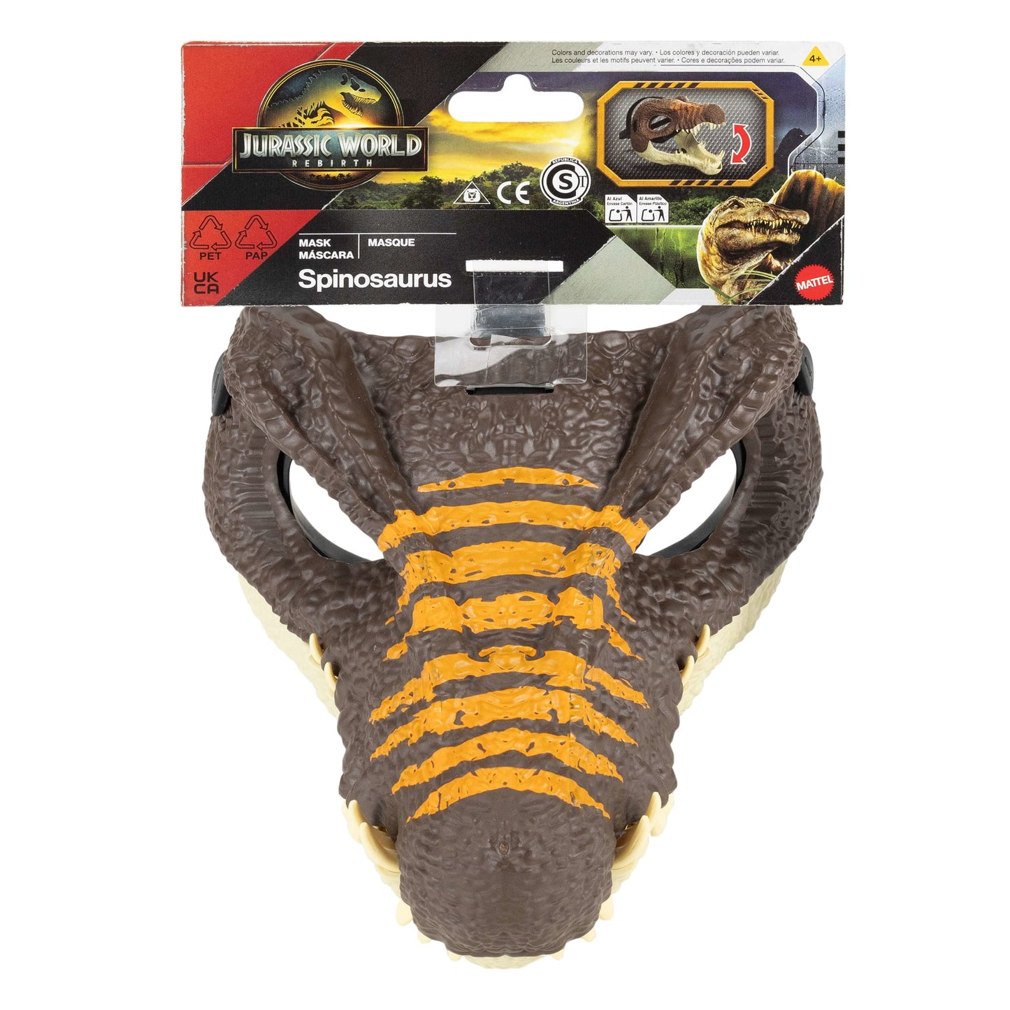 Jurassic World Juguete Rebirth Máscara Spinosaurus