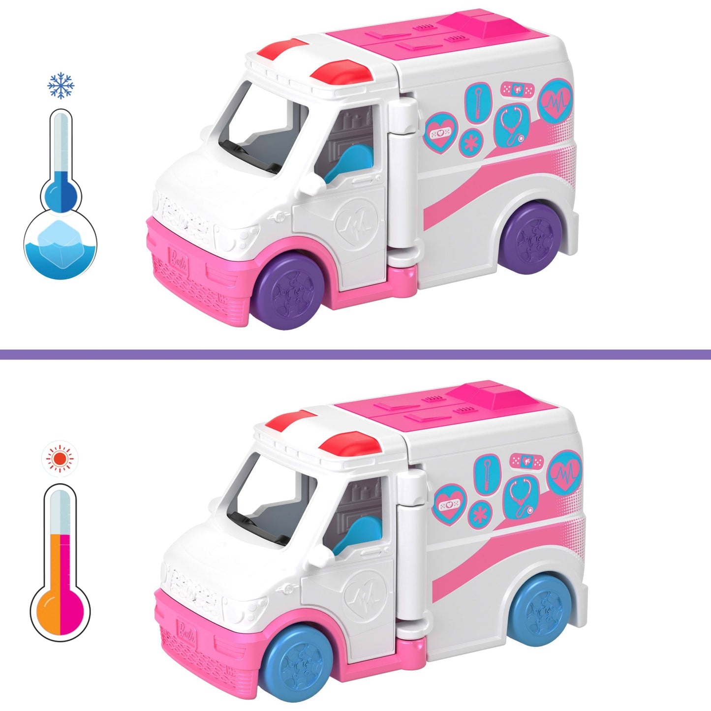 Barbie Mini BarbieLand Veículo para Boneca Ambulância com Mini Boneca