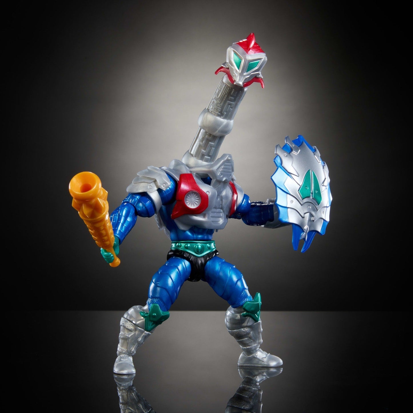 Masters of the Universe Tartarugas of Grayskull Figura de Ação Mekaneck de 5.5 polegadas