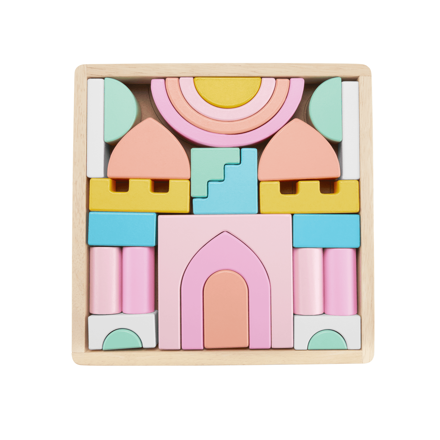 Fisher-Price Juguete para Bebés Castillo de Bloques de Madera