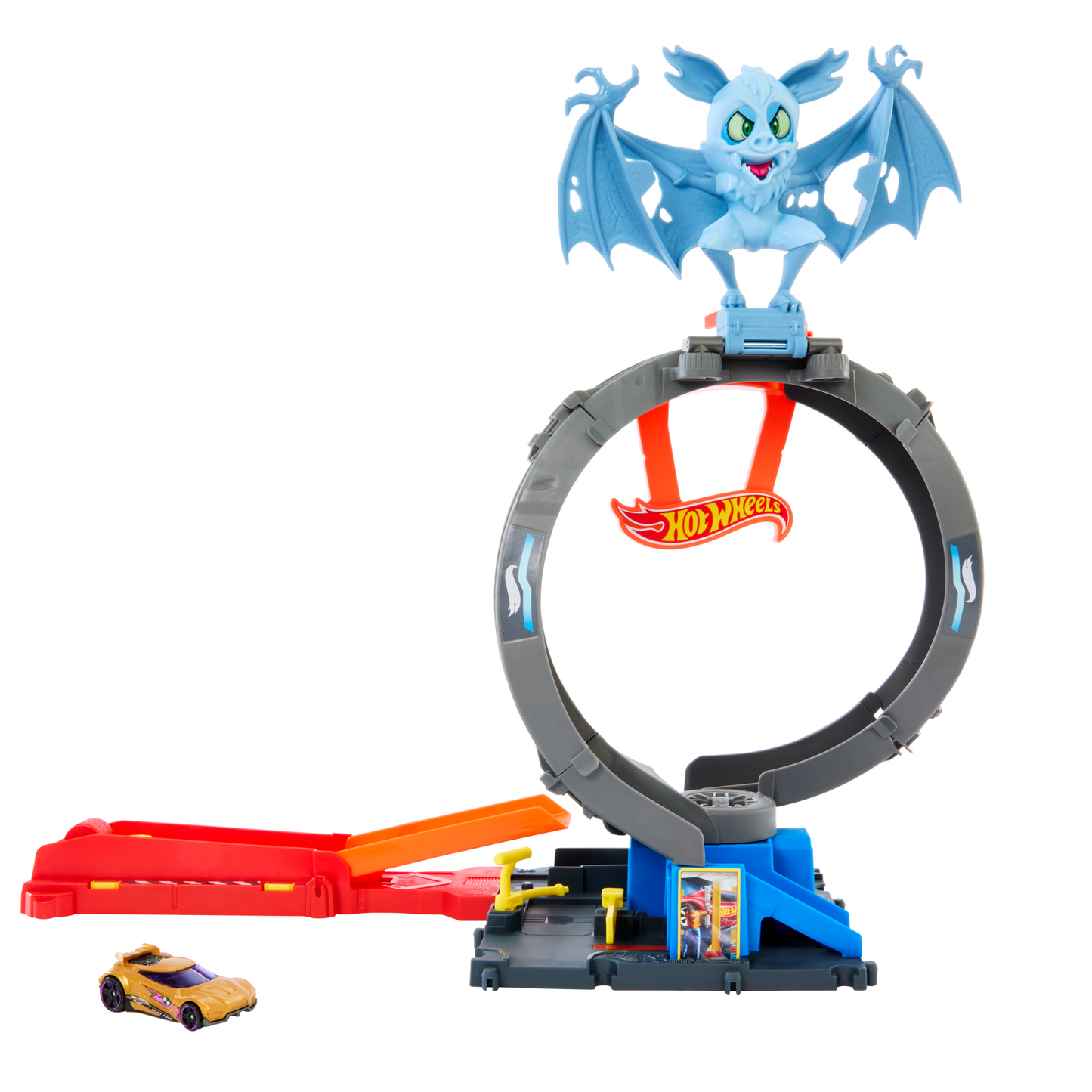 Hot Wheels City Pista de Brinquedo Ataque do Morcego