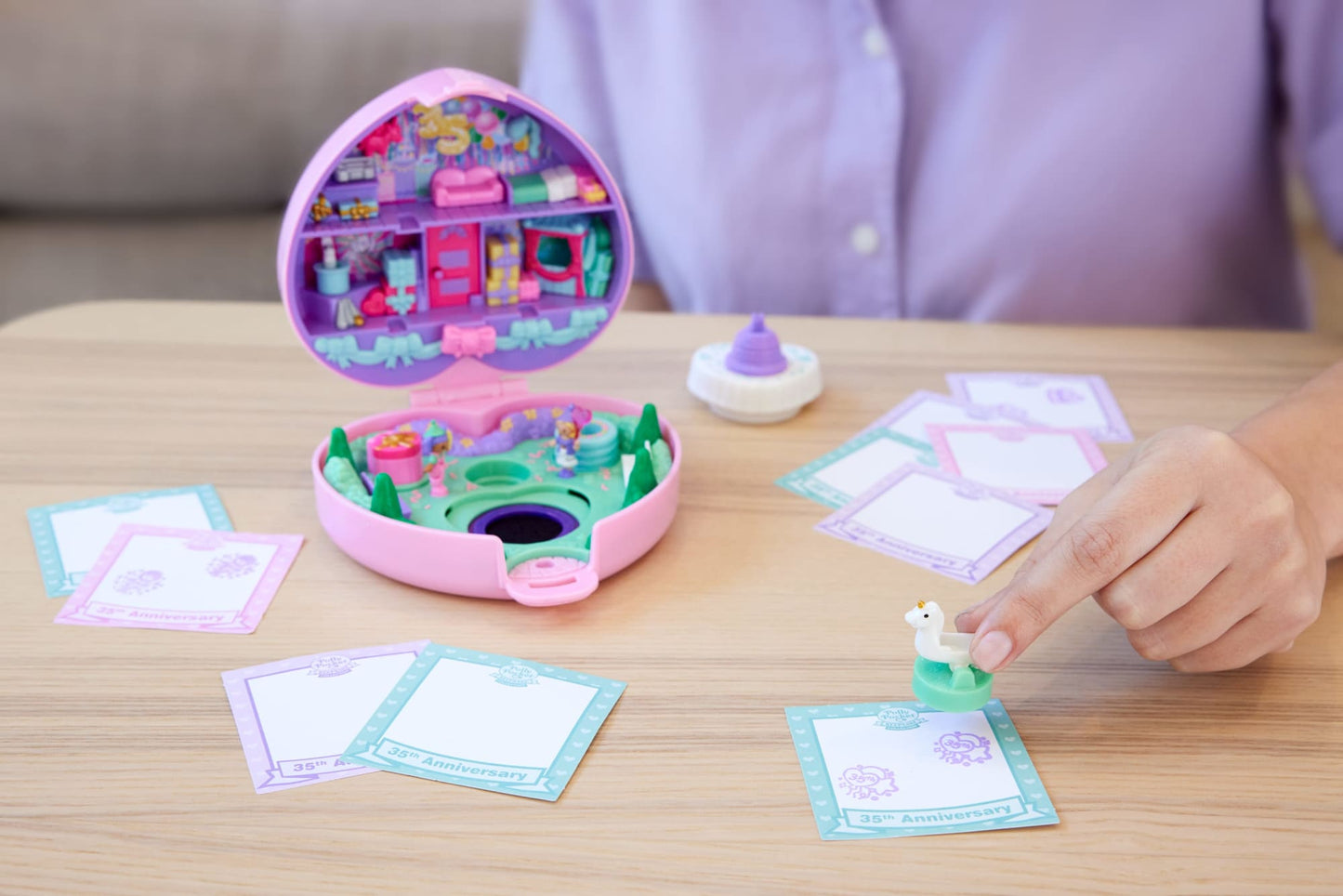 Polly Pocket-Tampon 35Ème Anniversaire-Coffret Collector Avec Poupées