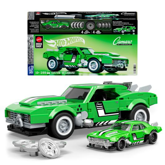 Mattel Brick Shop Hot Wheels Juguete de Construcción Speed Custom 68 Camaro