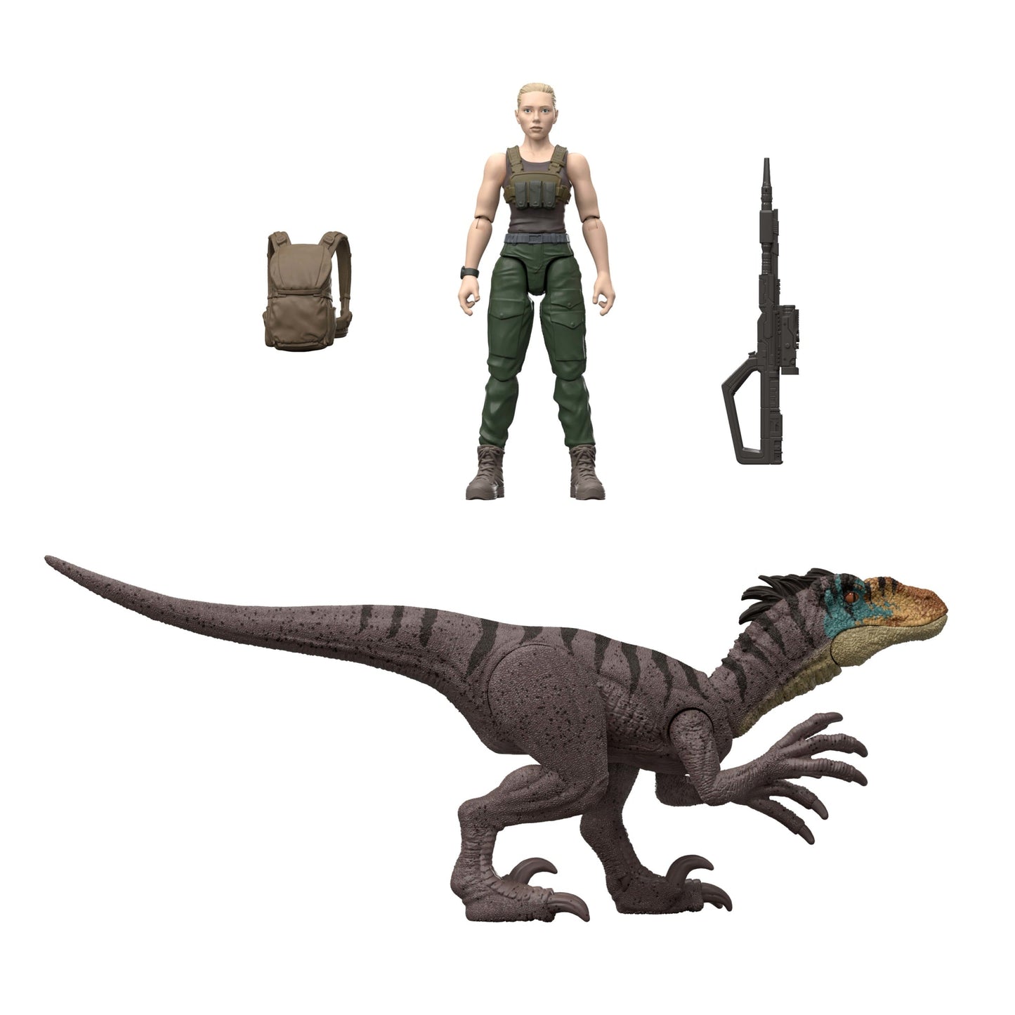 Jurassic World Brinquedo Pacote de humano e dinossauro