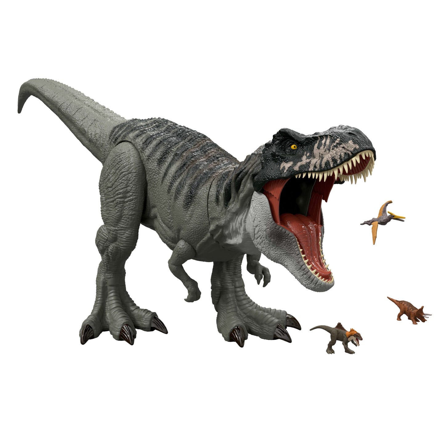 Jurassic World Dinossauro de Brinquedo Rebirth Super Colossal T. Rex