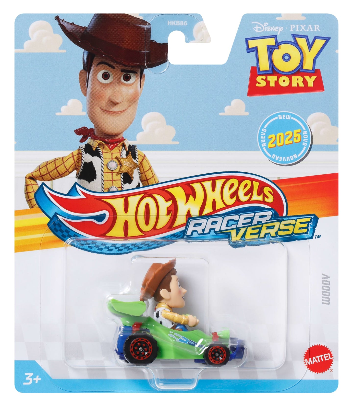 Hot Wheels RacerVerse Vehículo de Juguete Woody