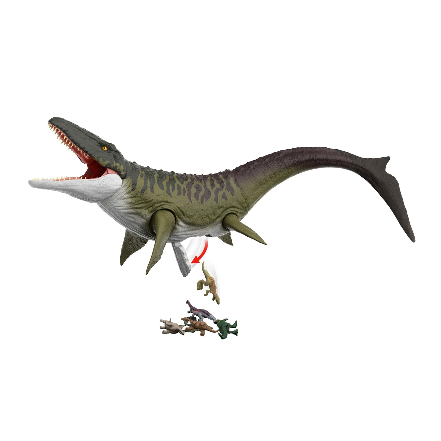 Jurassic World Dinossauro de Brinquedo Rebirth Super Colossal Mosasaurus