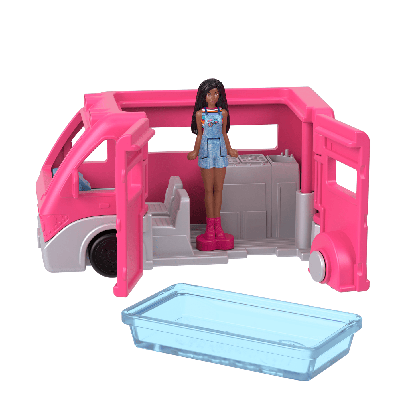 Barbie Mini BarbieLand Vehículo para Muñecas Camper de los Sueños