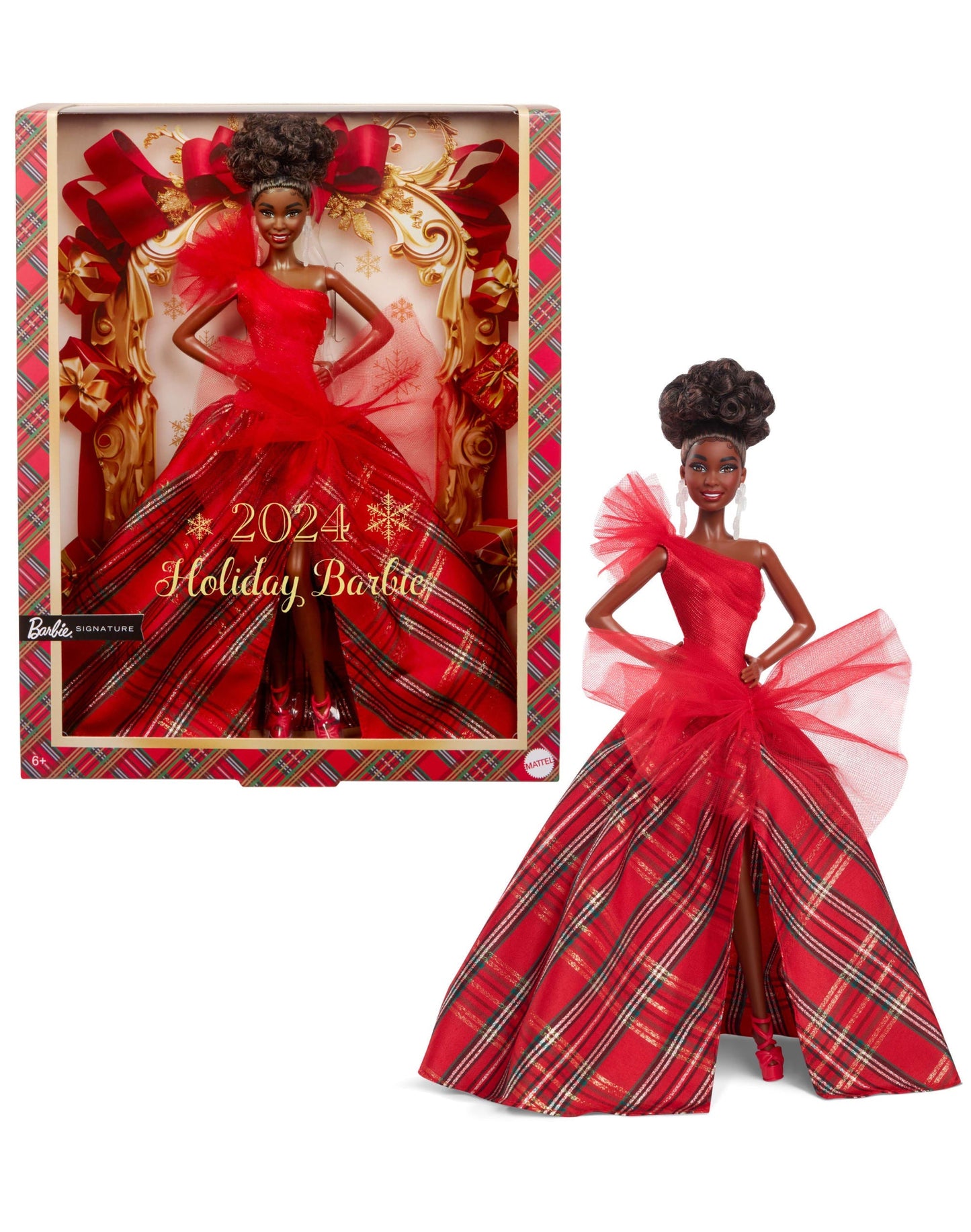 Barbie-Poupée Barbie Joyeux Noël2024-Poupée de Collection