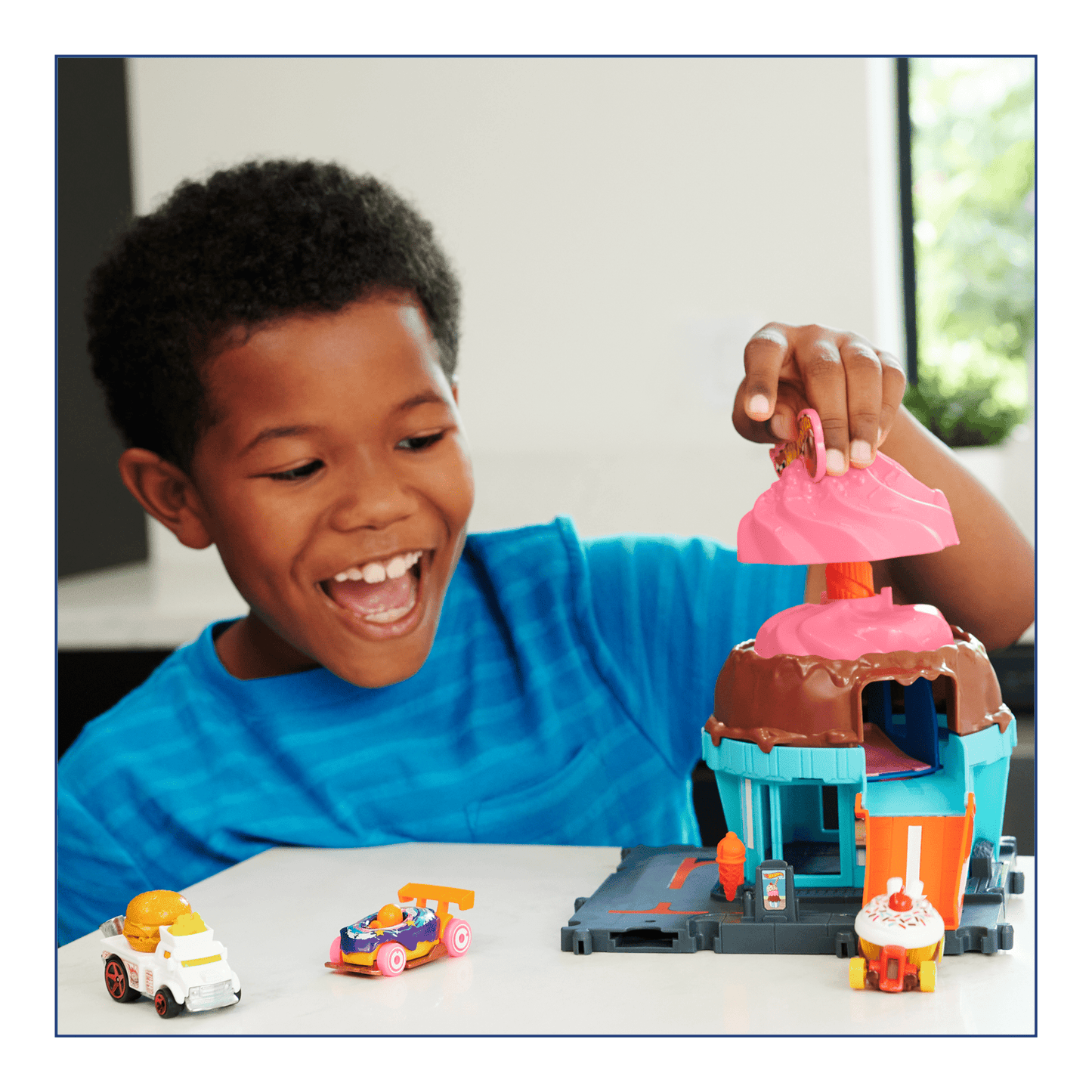 Hot Wheels City Pista de Brinquedo Sorveteria
