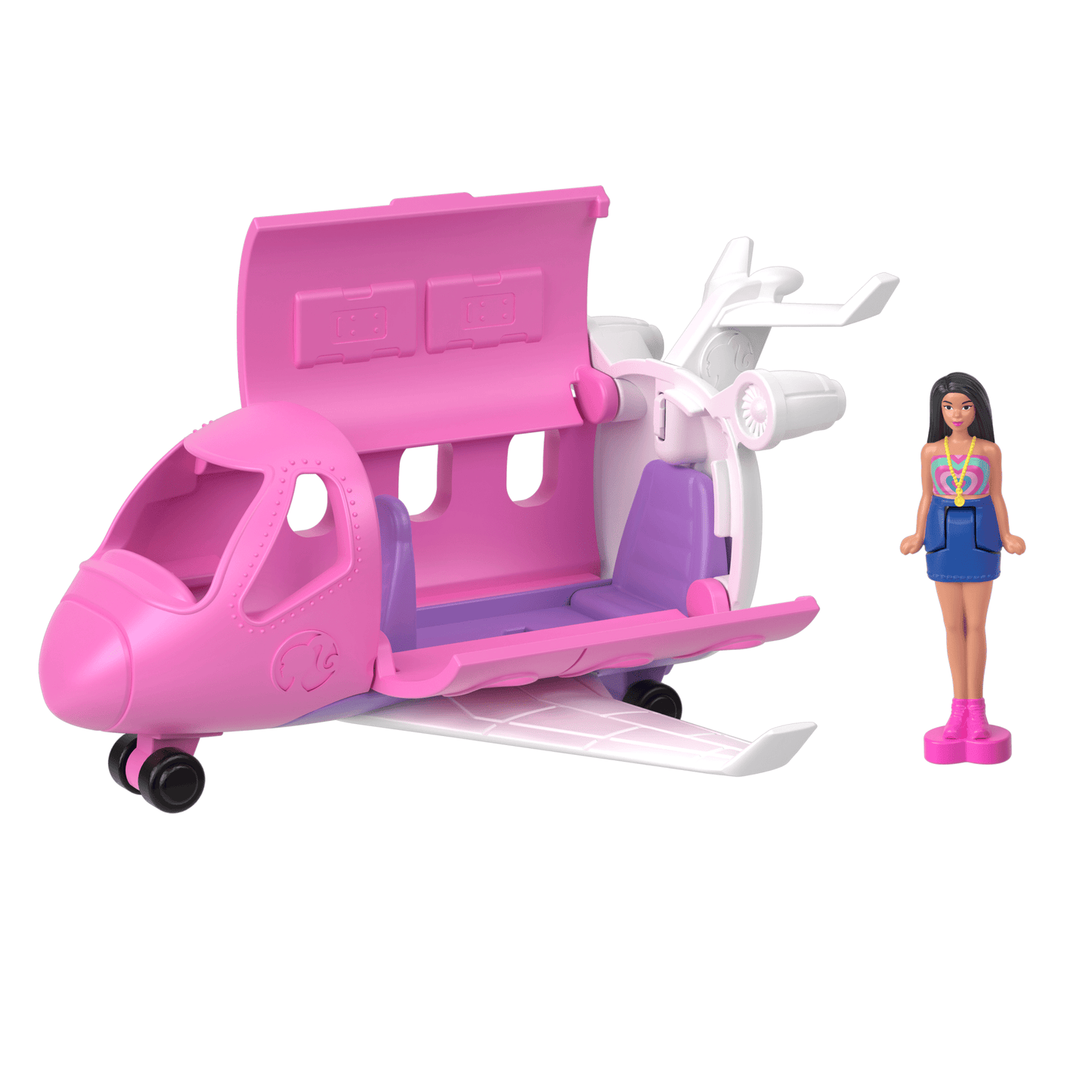 Barbie Mini BarbieLand Vehículo para Muñecas Avión de los Sueños