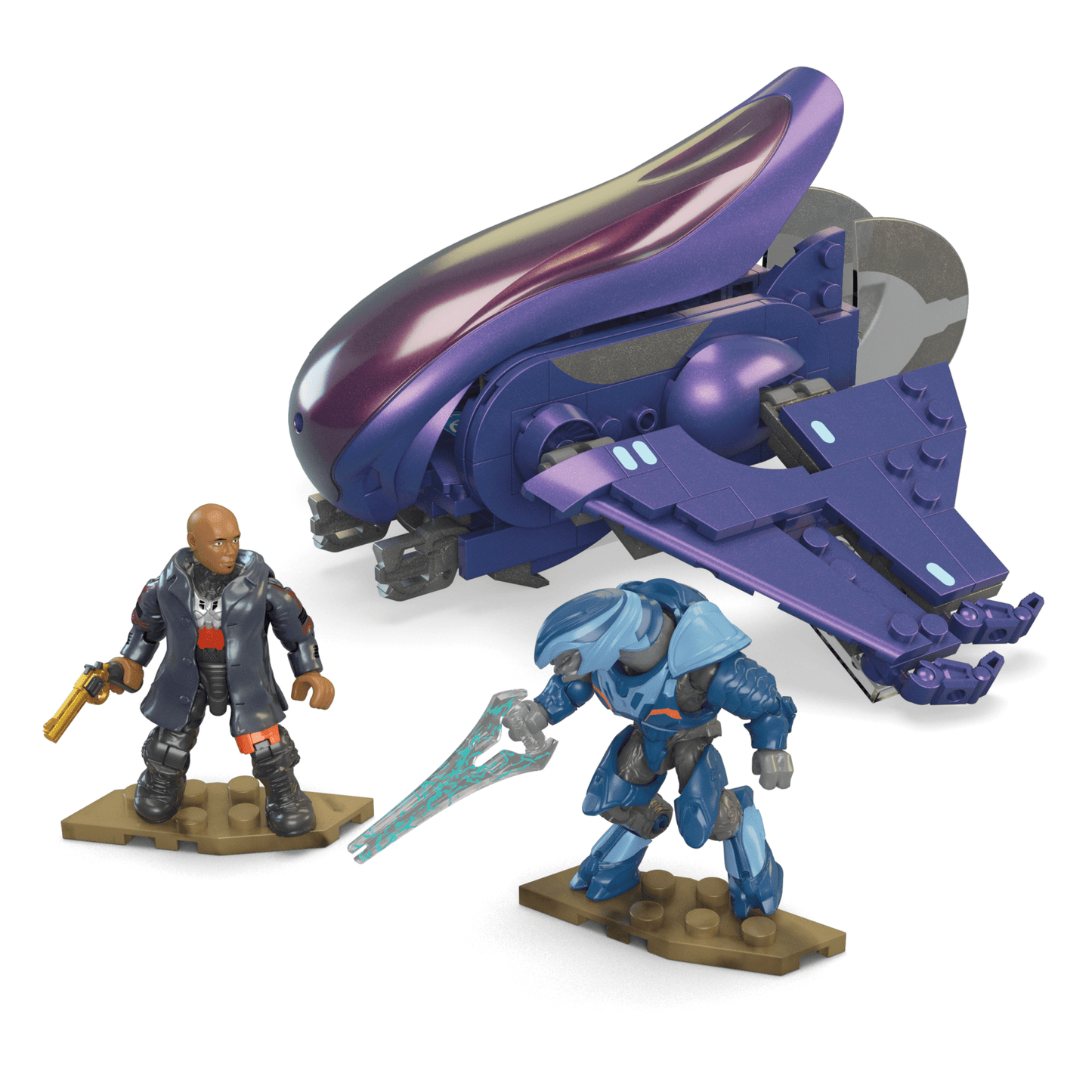 Mega  Halo  Coffret de Construction  Banshee Rebelle, 2Figurines