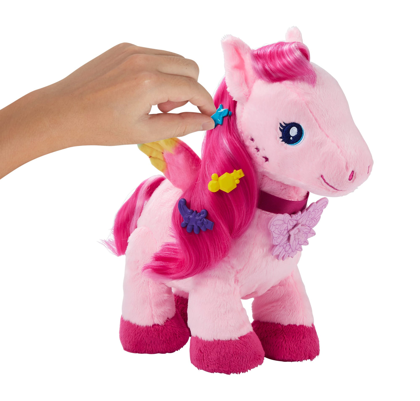 Barbie® A Touch Of Magic Peluche Pégase Marche et Bat des Ailes