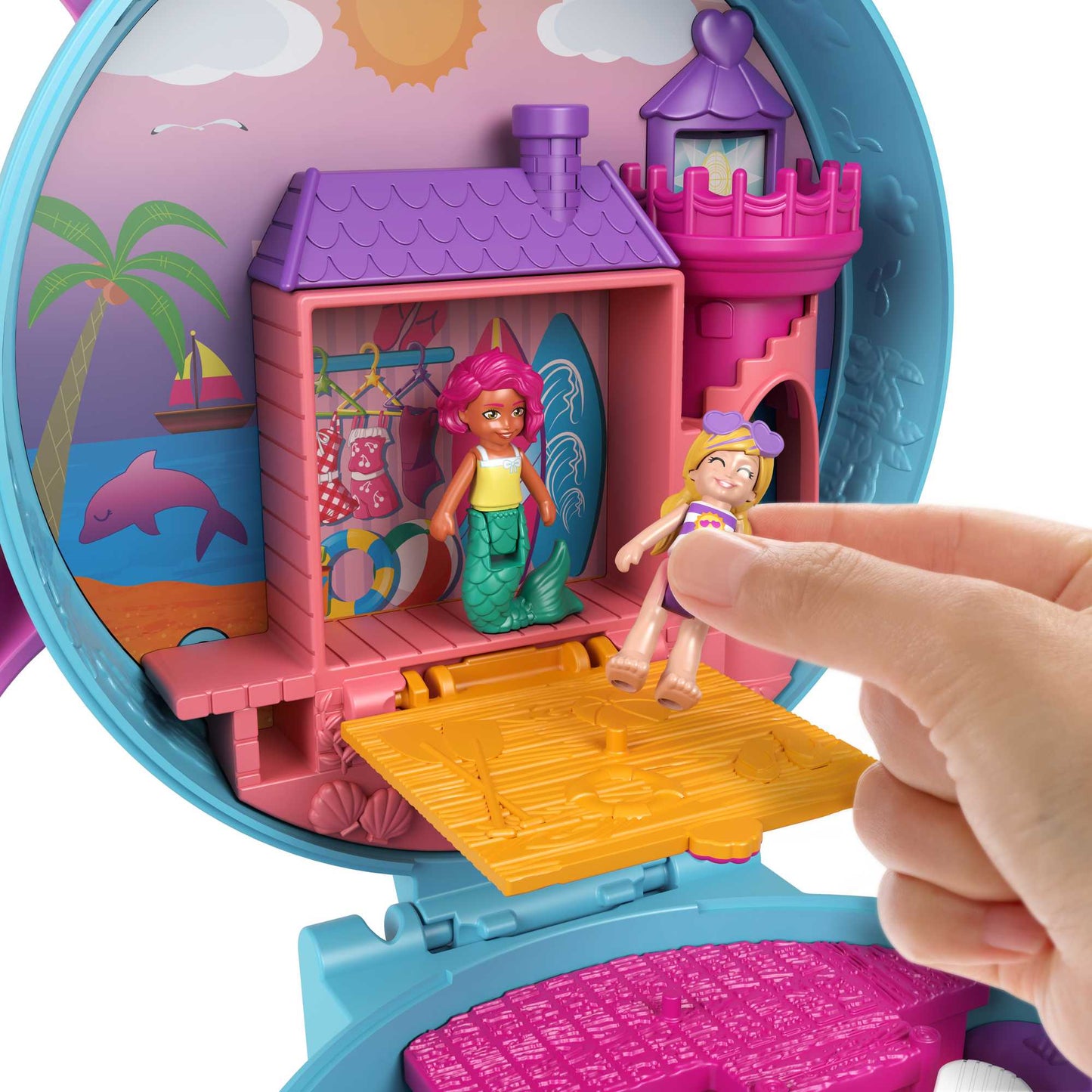 Polly Pocket Coffret La Plage des Dauphins