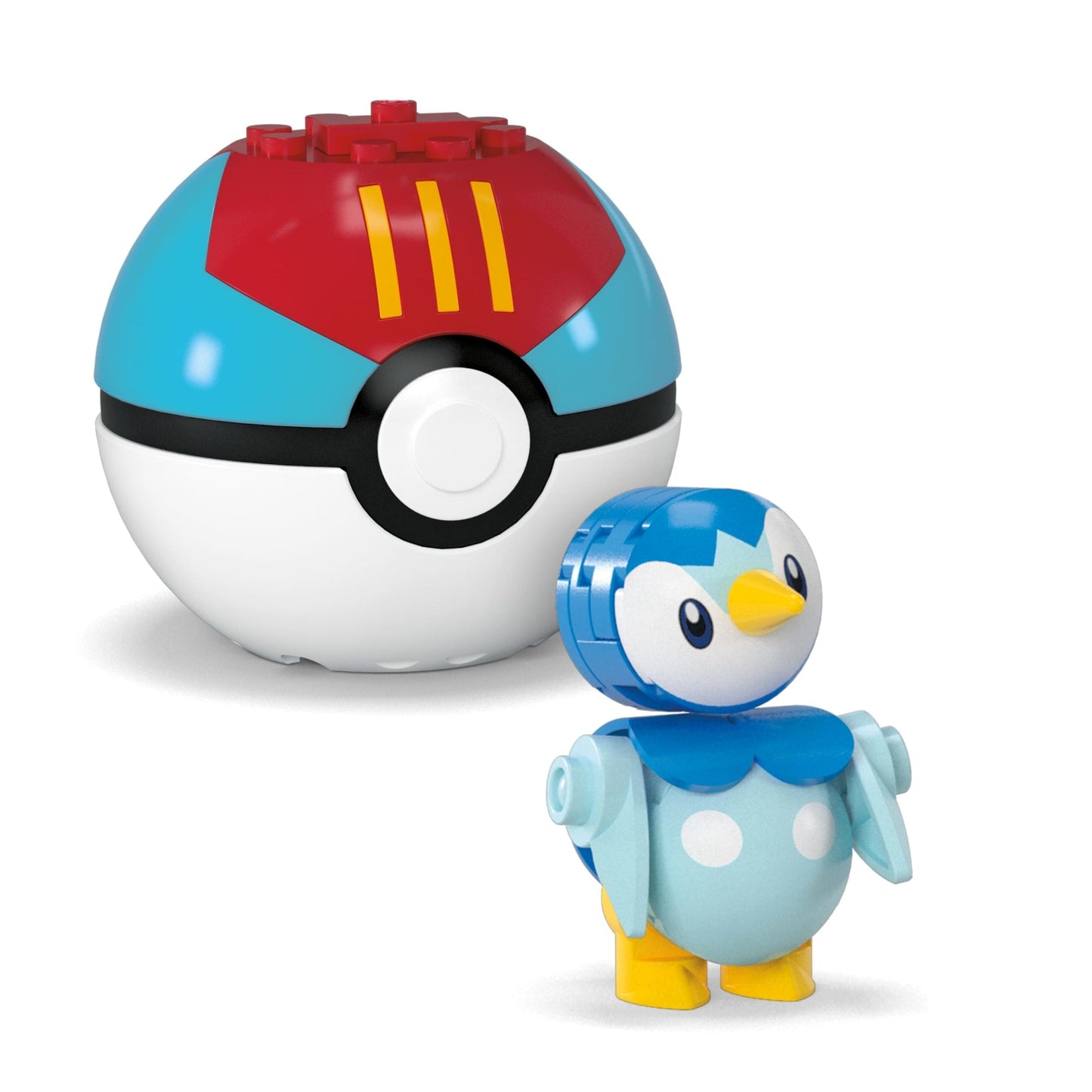 Mega-Coffret Pokémon Togepi et Tiplouf-Avec 2Poké Balls et 41Pièces