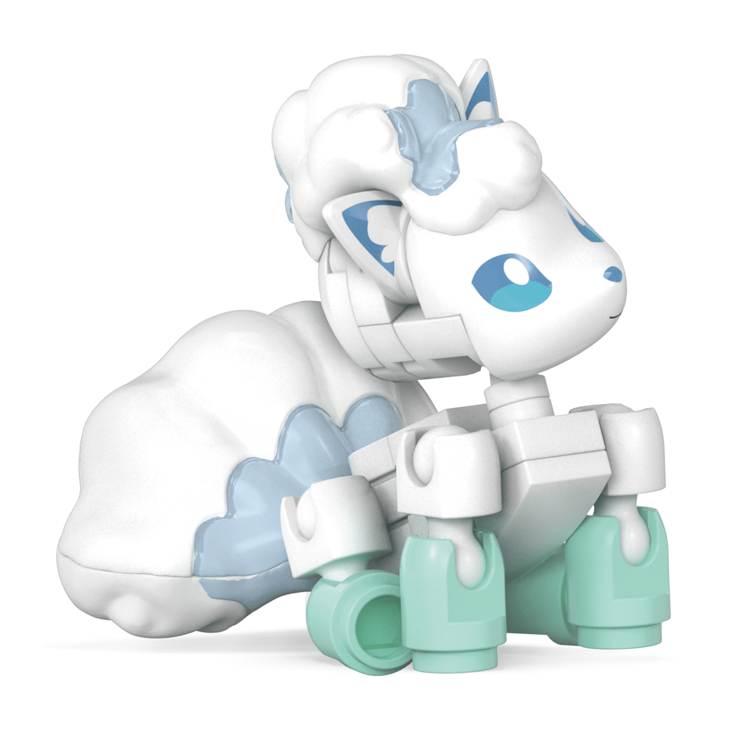 Mega  Pokémon  Figurine Articulée  Goupix D’Alola, 28Pièces
