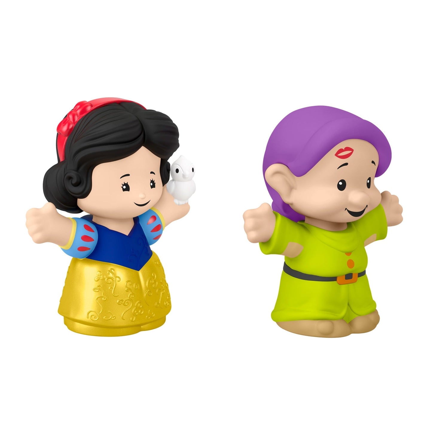 Little People Disney Princesa Juguete para Bebés Figuras de Blanca Nieves y Tontín