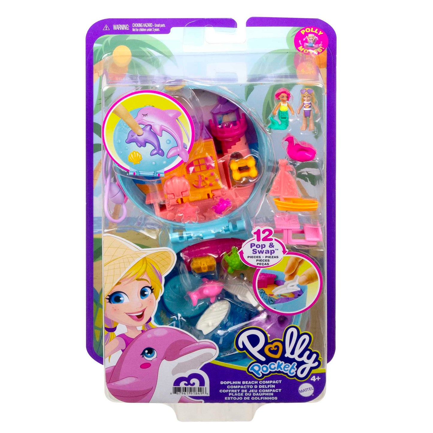 Polly Pocket Coffret La Plage des Dauphins