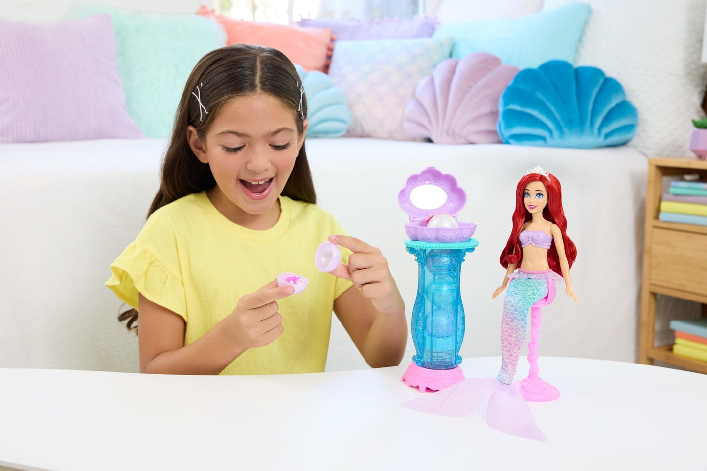 Disney Princesa Boneca Ariel com Acessórios Surpresa