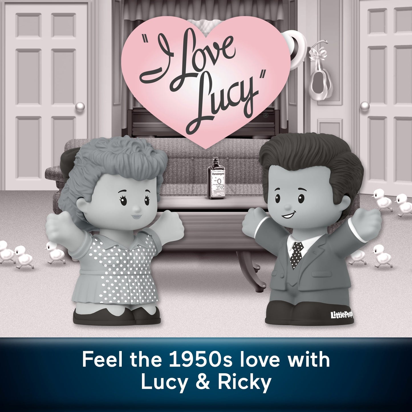 Little People Collector I Love Lucy: Lucy And Ricky Special Edition Figure Set For Adults & Fans