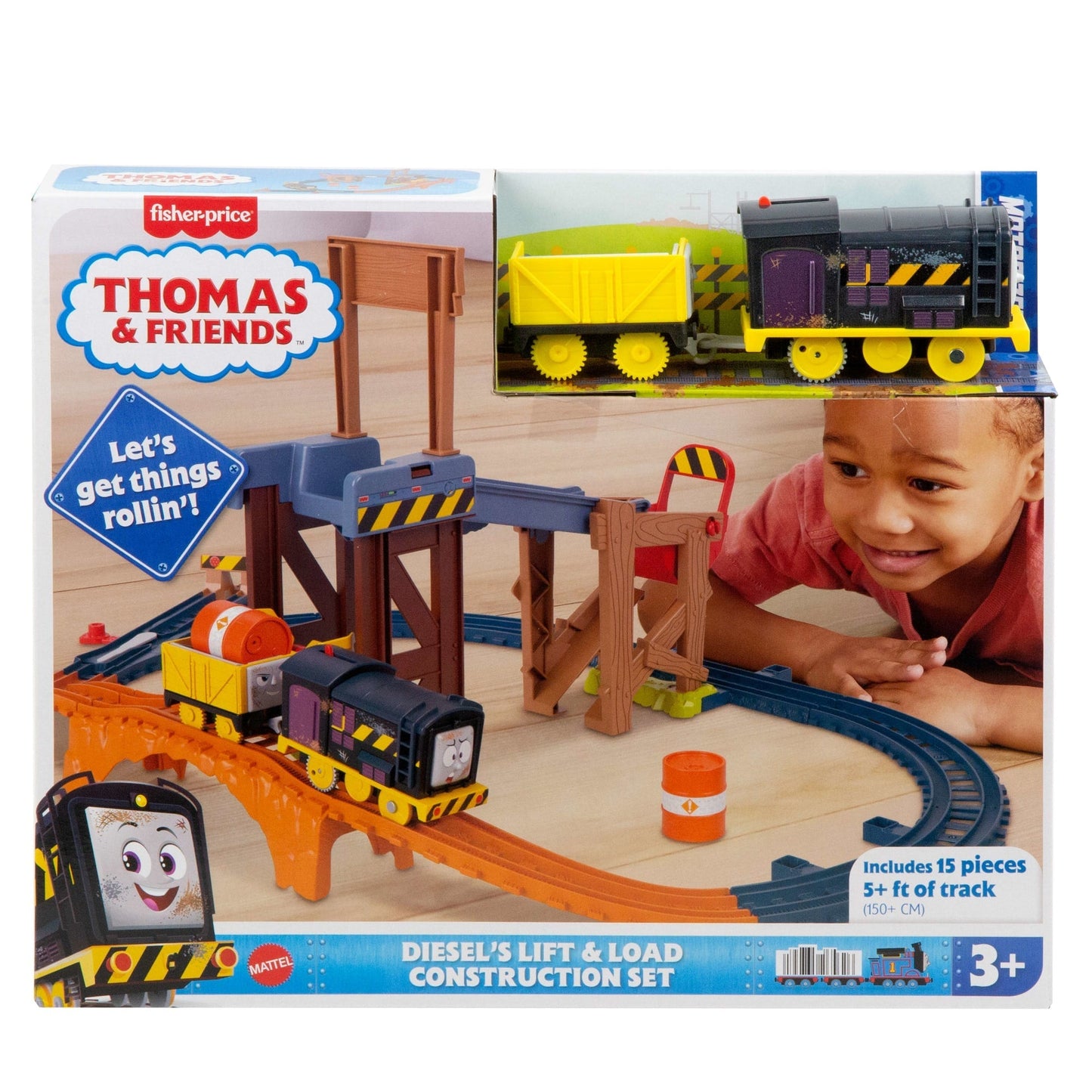 Fpthomas et ses Amis Coffret de Construction Diesel Soulève et Charge