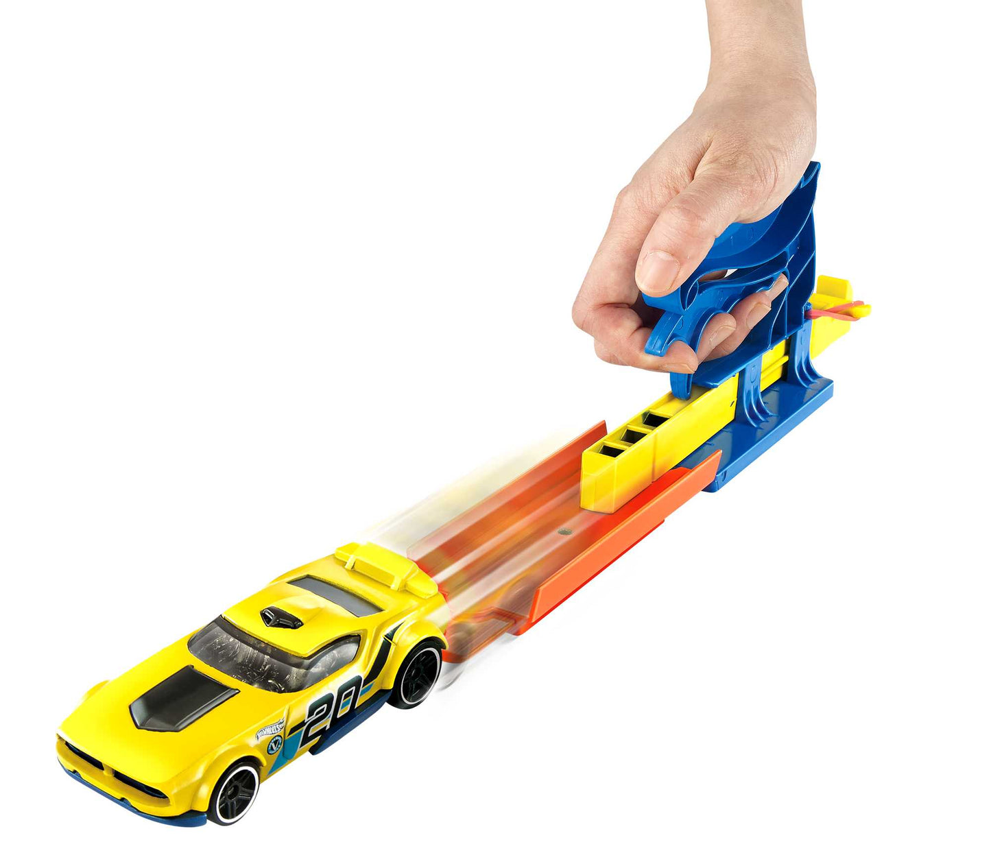 Hot Wheels Action Pista de Brinquedo Lançador de Bolso Azul