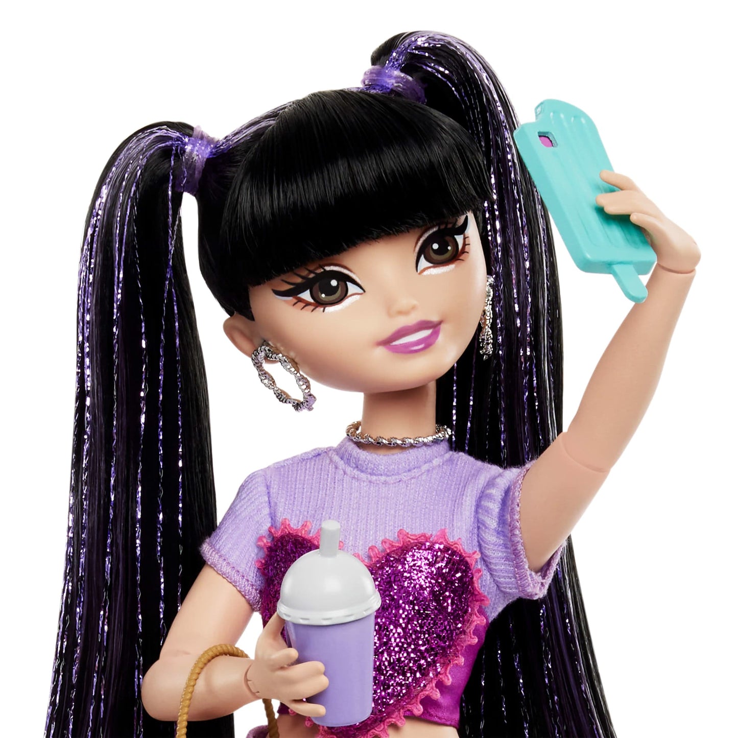 Barbie-Équipe de Rêve Renee-Poupée Avec 11Accessoires Nourriture