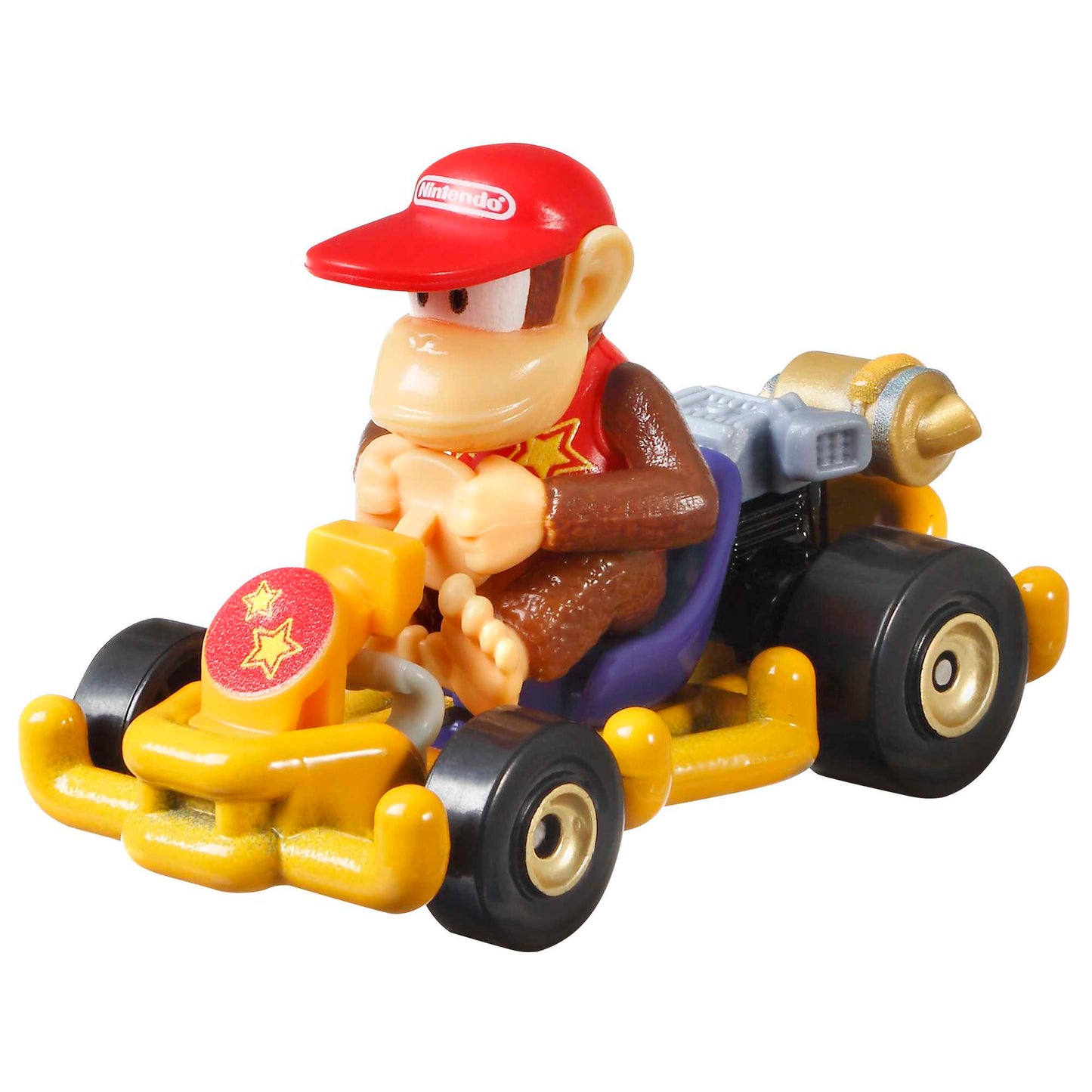 Hot Wheels Mario Kart Veículo de Brinquedo Diddy Kong Pipe Frame
