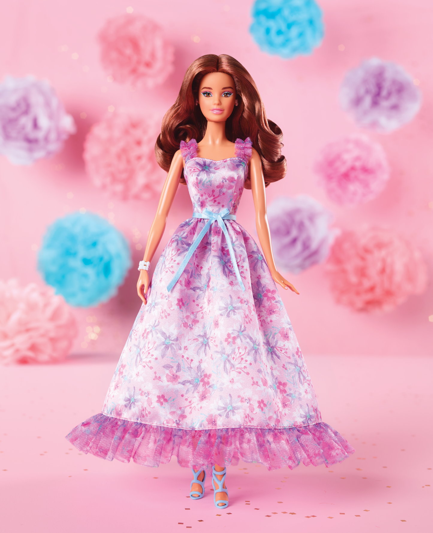 Barbie Signature Birthday Wishes Collectible Doll in Lilac Dress With Giftable Packaging