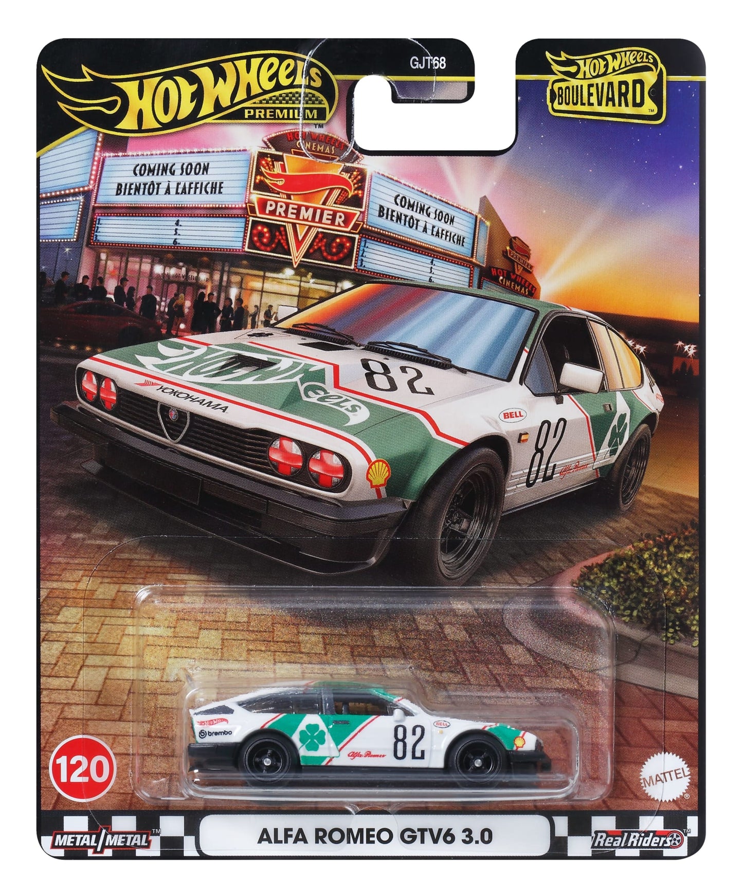 Hot Wheels Collector Veículo de Brinquedo Alfa Romeo GTV6 3.0