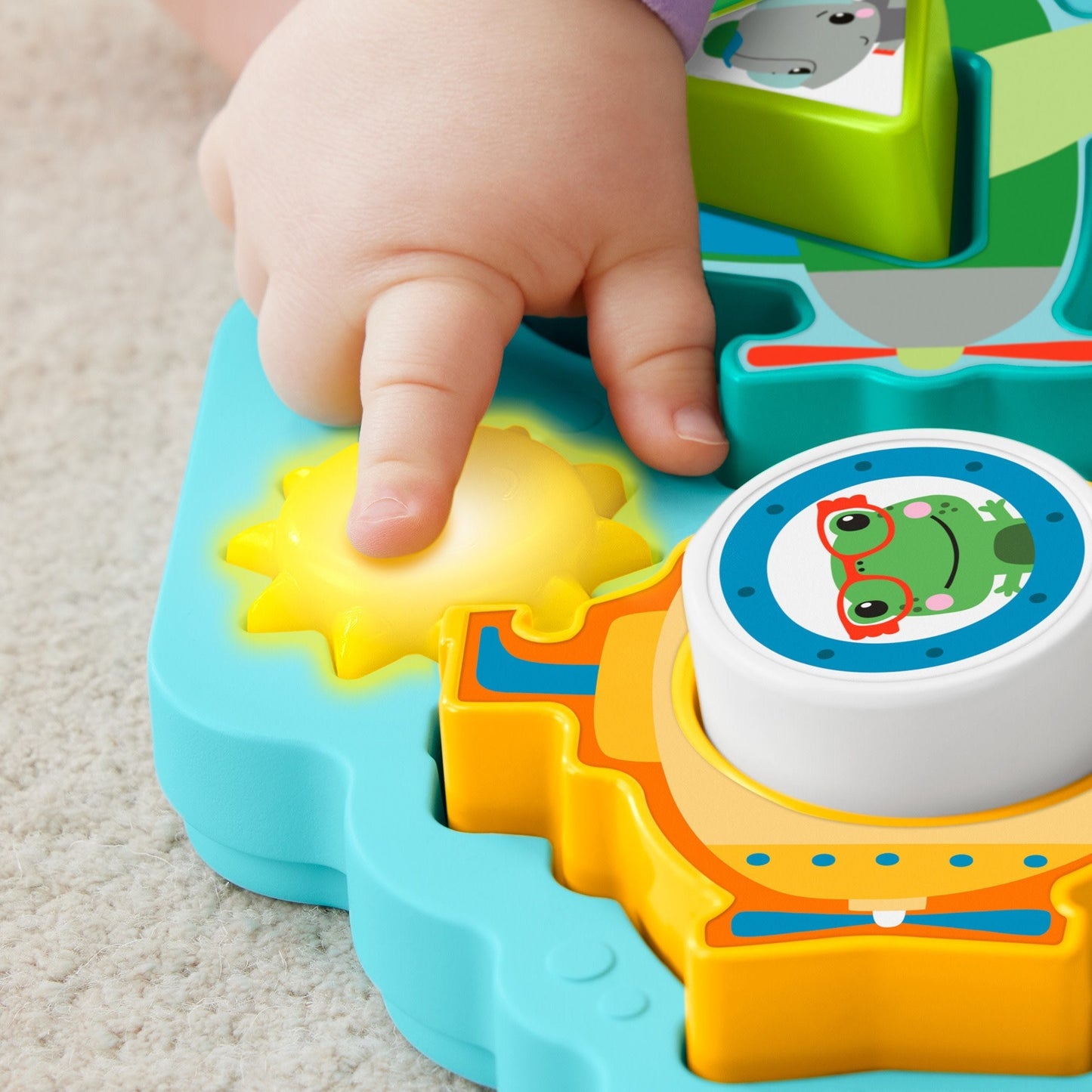 Fisher-Price Casse-Tête Véhicules, Formes et Sons, Musique et Lumières