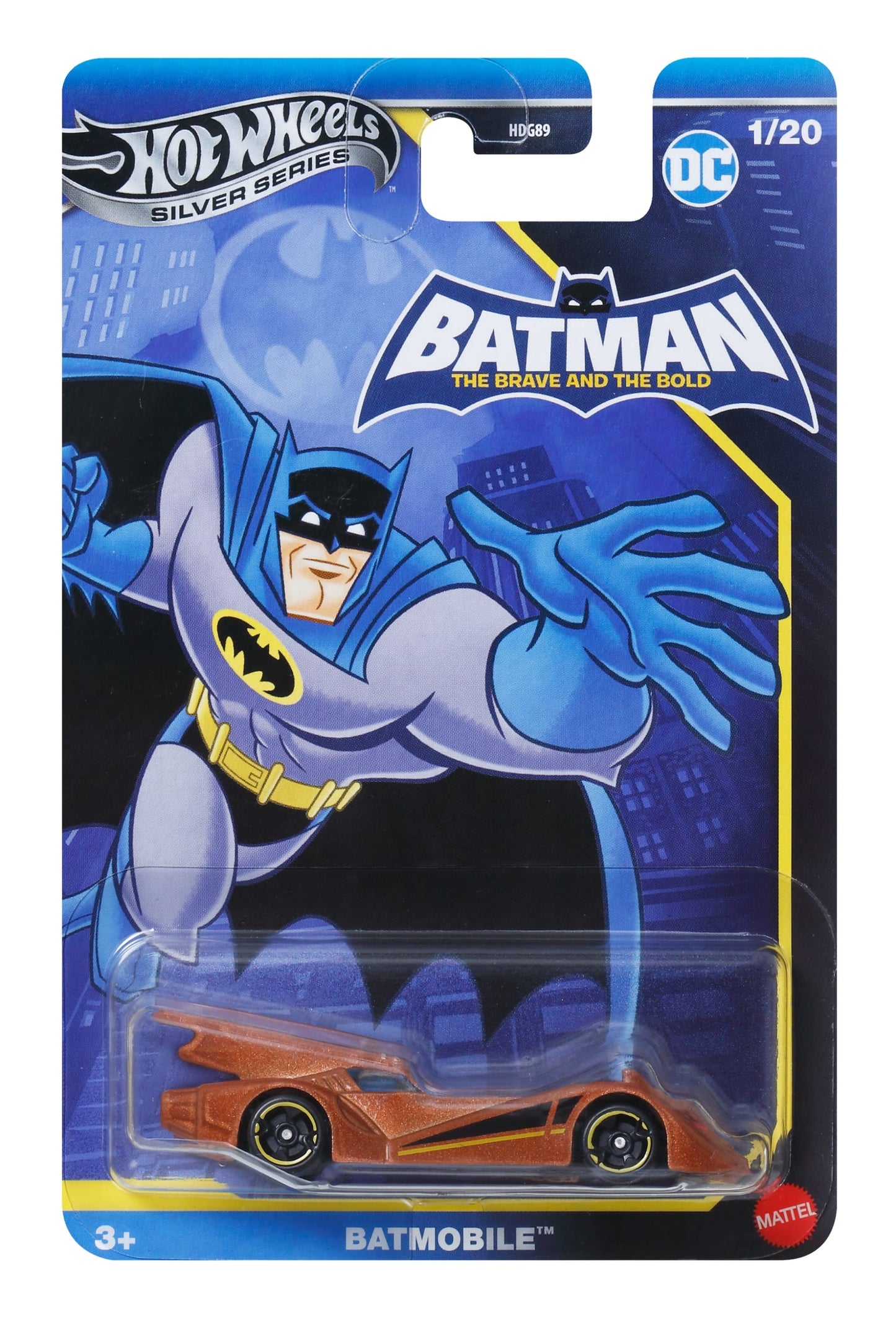 Hot Wheels Collector Veículo de Brinquedo Batman the Brave and the Bold Batmobile
