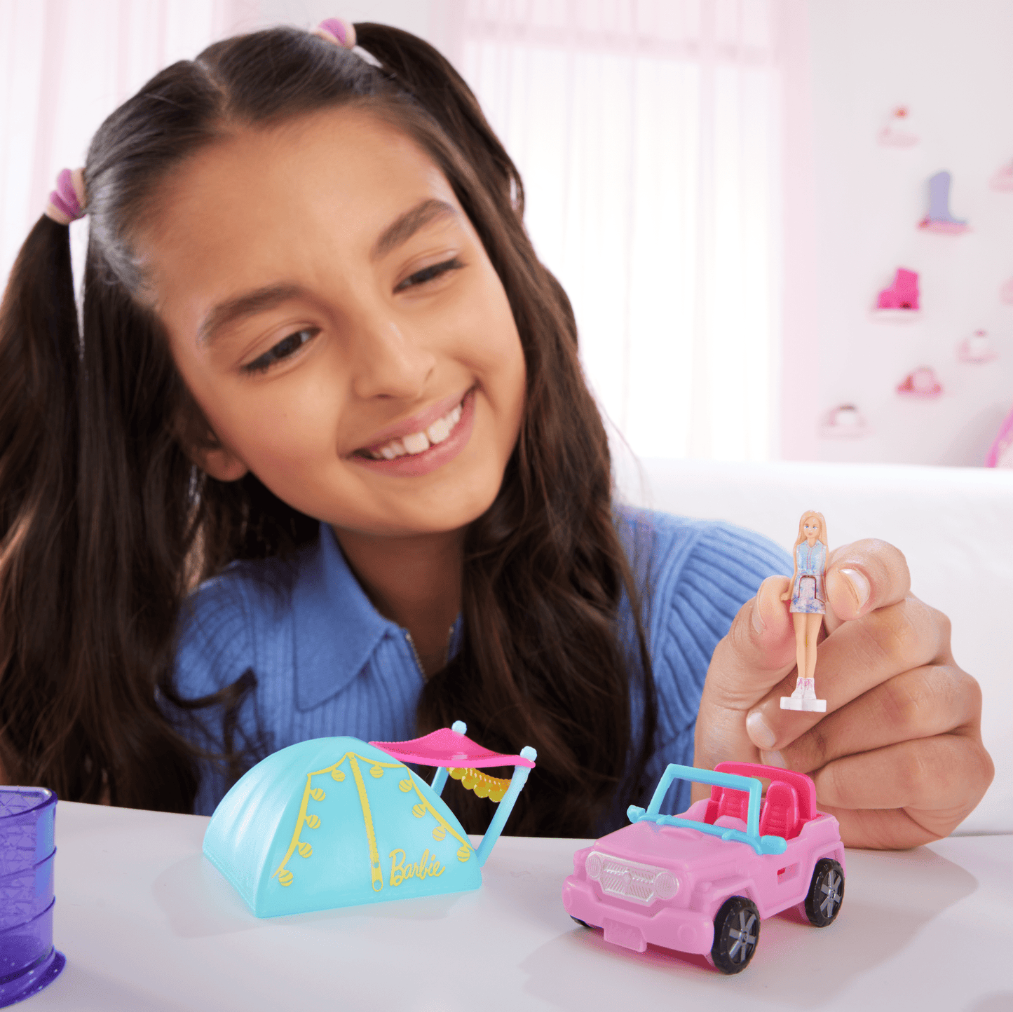 Barbie-Véhicule Tout-Terrain Mini-Barbieland-Coffret Avec Poupée