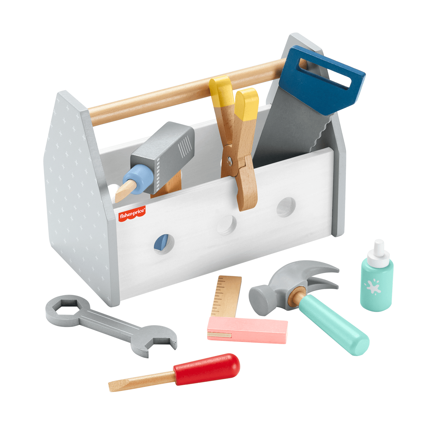 Fisher-Price Juguete para Bebés Kit de Herramientas de Madera
