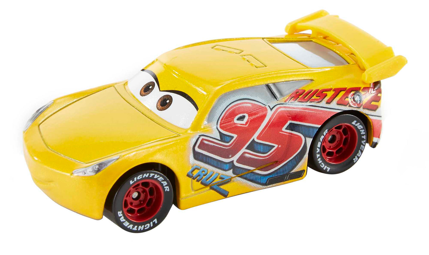 Cars de Disney y Pixar Diecast Vehículo de Juguete Rust-Eze Cruz Ramírez