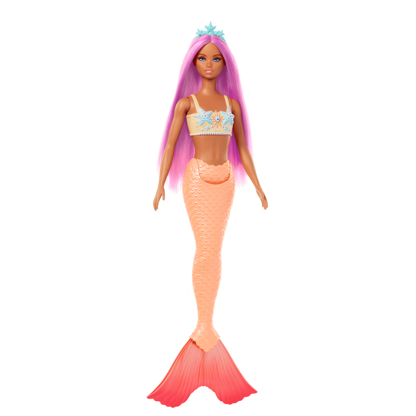 Barbie Fantasía Muñeca Sirena Cabello Morado