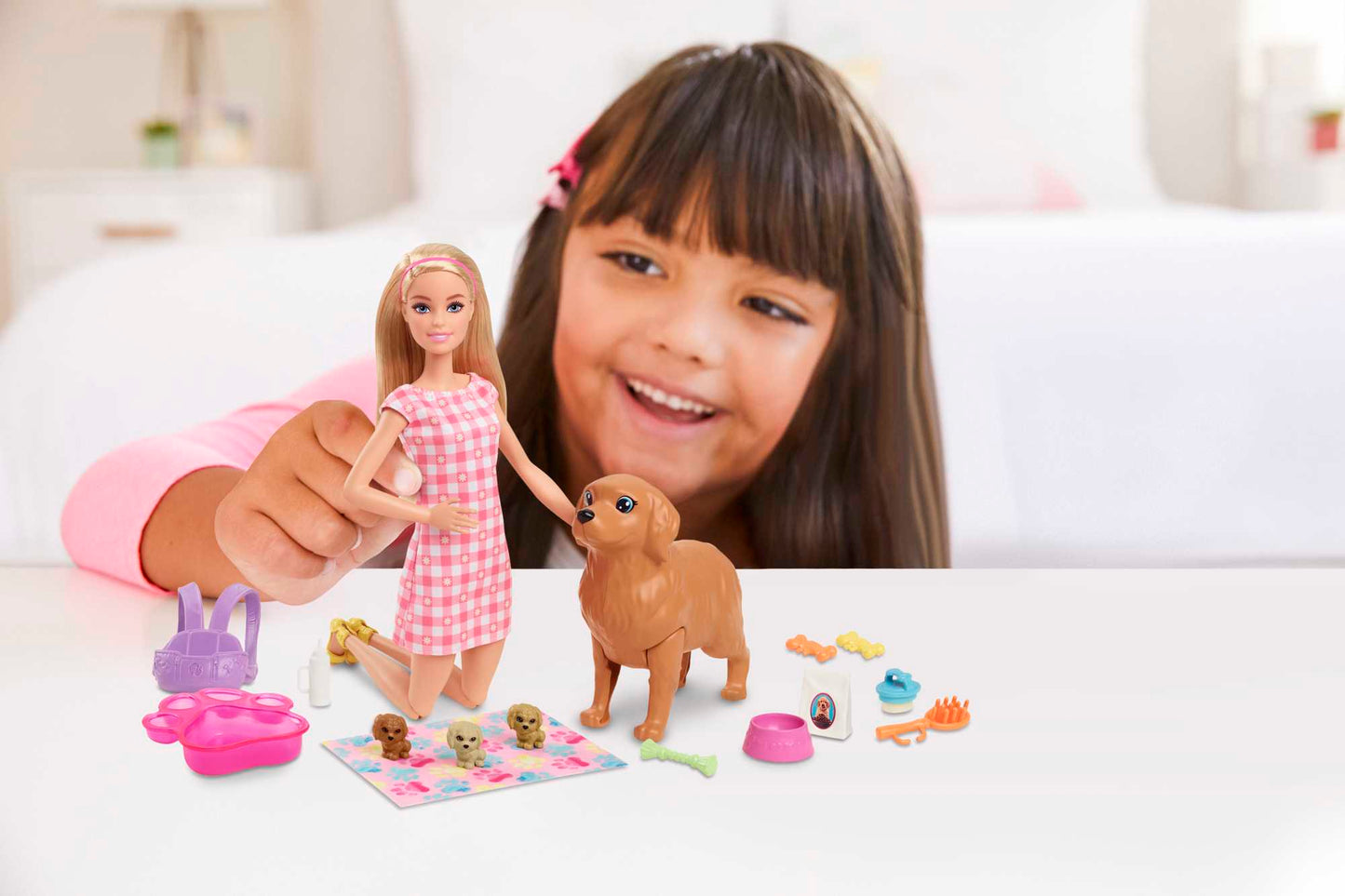 Barbie Set de Juego Cachorros Recién Nacidos