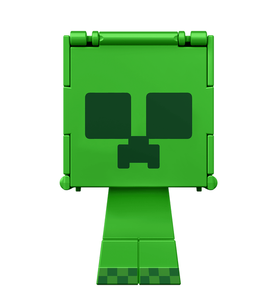 Minecraft Vanilla Figura de Brinquedo Flippin' de 3.75 Creeper + Creeper Carregado