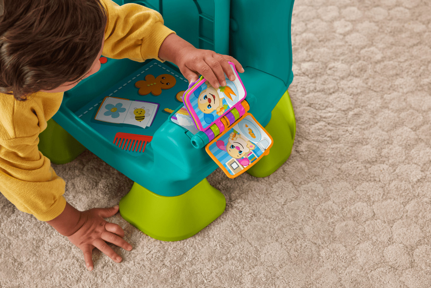 Fisher-Price Ríe y Aprende Juguete para Bebés Silla de Aprendizaje Musical
