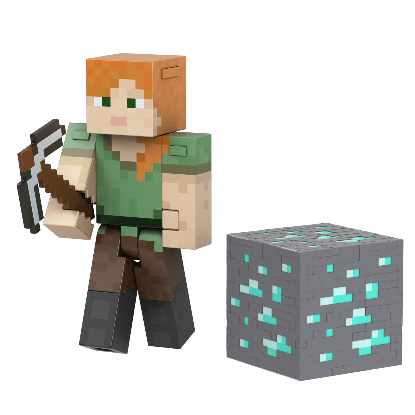 Minecraft Diamond Figura de Acción Alex Coleccionable 5.5