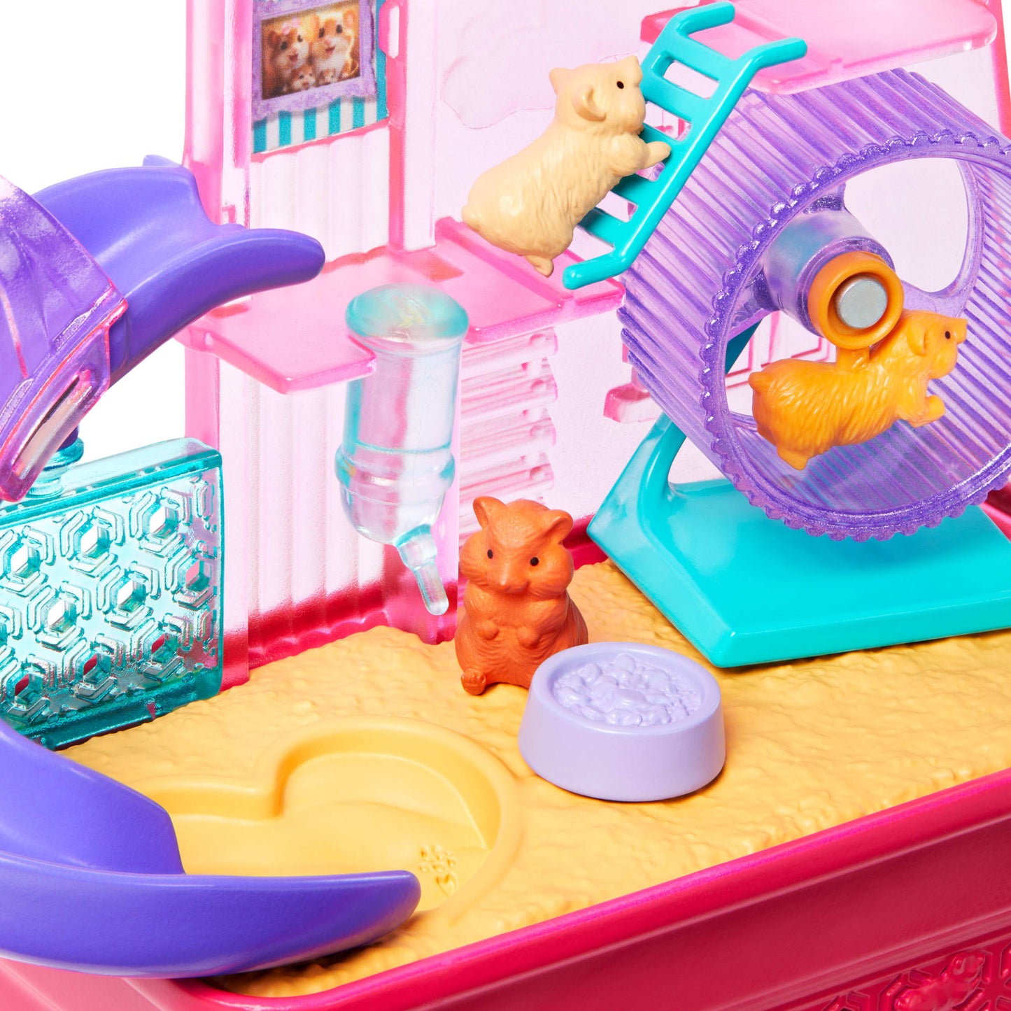 Barbie World  Coffret de Jeu  Terrain de Jeu Pour Hamsters, 9Acc.