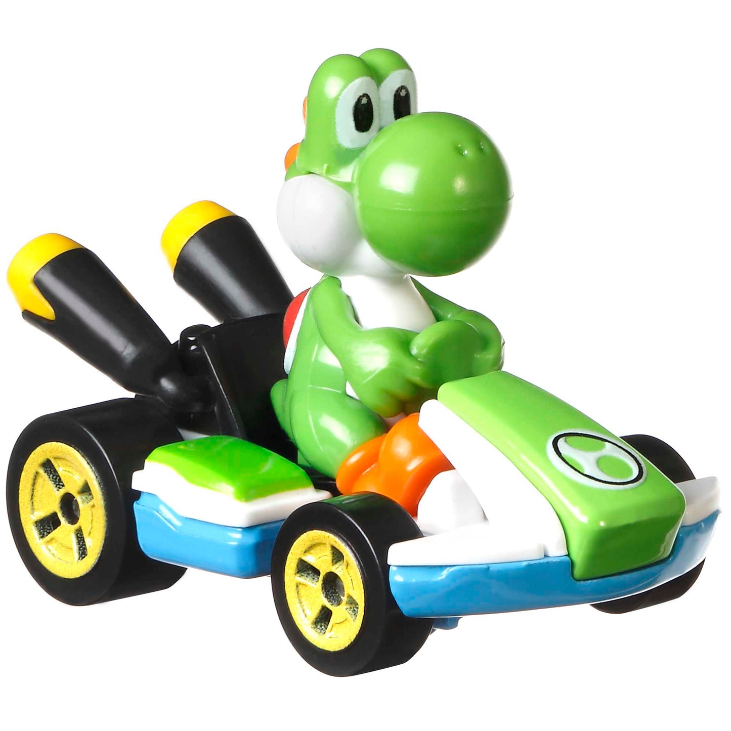 Hot Wheels Mario Kart Vehículo de Juguete Yoshi Estándar Kart