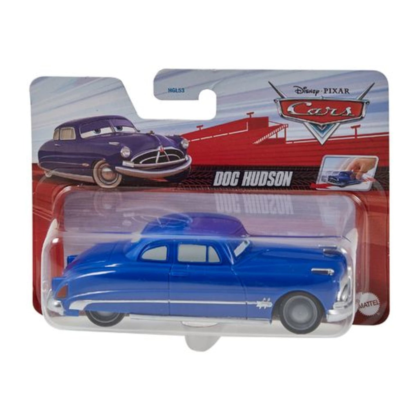 Carros da Disney e Pixar Pullback Veículo de Brinquedo Doc Hudson