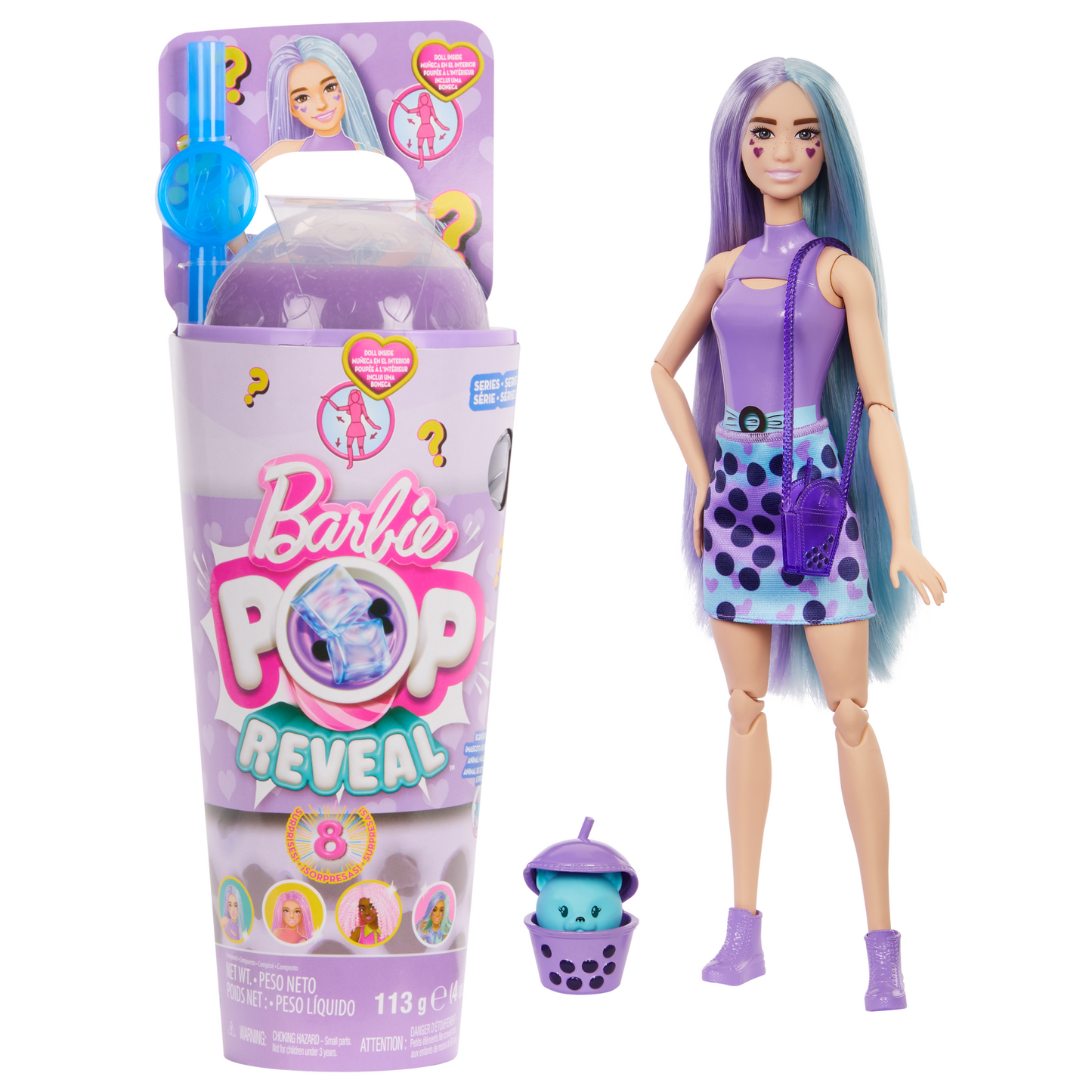 Barbie-Pop Reveal-Poupée Parfumée Série Bubble Tea Avec Accessoires