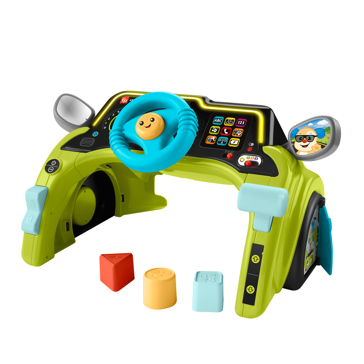 Fisher-Price Ríe y Aprende Juguete para Bebés Volante de Actividades Interactivas