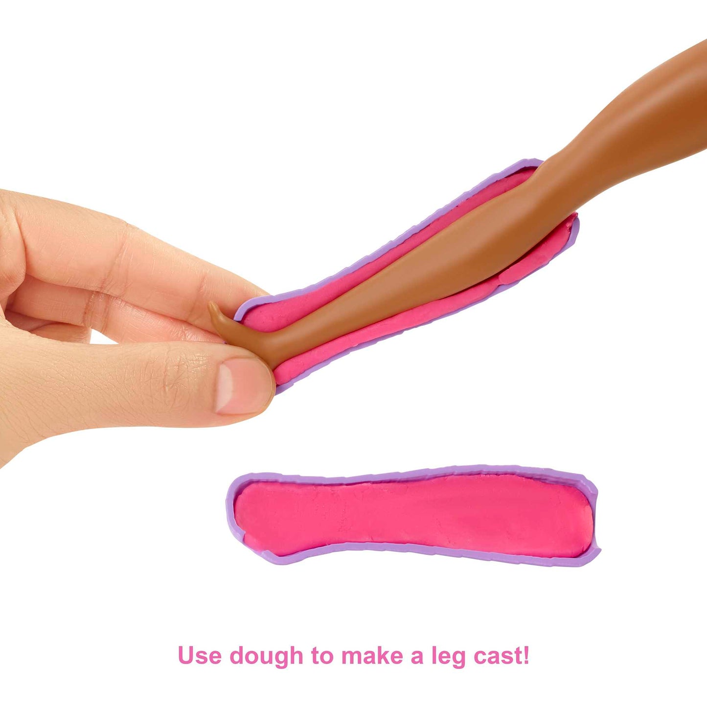 Barbie Fast Cast Clinic Playset With Brunette Barbie Doctor Doll, 4 Play Areas, 30+ Play Pieces